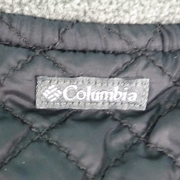 Columbia Qtr Zip Gray Jacket Medium - Picture 6 of 6